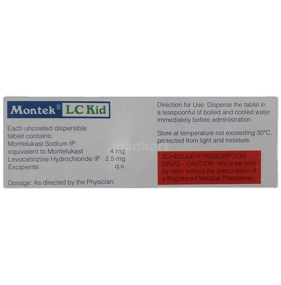 montek lc kid tablet 10's